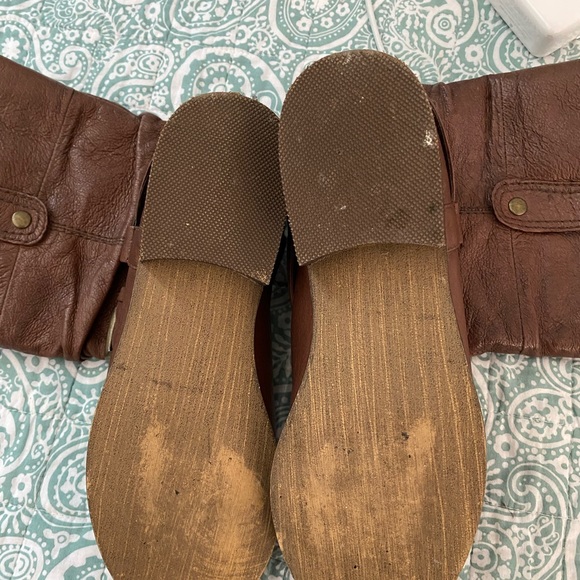 Brown Leather Boots - Size 6 - Picture 2 of 3